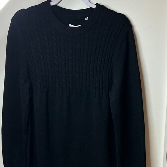 Barbour Guernsey Sweater Dress in Black Size 12 - Picture 3 of 10